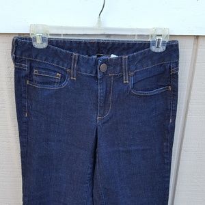 J Crew 0 Dark Wash Stretch Flare Jeans